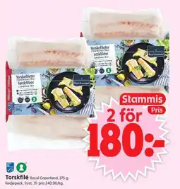 ICA Supermarket Torskfilé Royal Greenland erbjuda