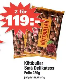 Nära dej Köttbullar Små Delikatess erbjuda