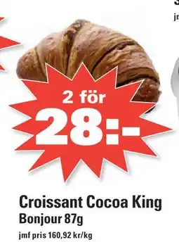 Nära dej Croissant Cocoa King erbjuda