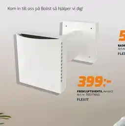 Bolist FRISKLUFTSVENTIL erbjuda