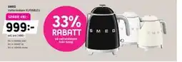 Elon 33% RABATT p vattenkokare frn Smeg erbjuda