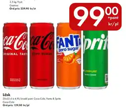 Snabbgross Coca-Cola, Fanta & Sprite erbjuda