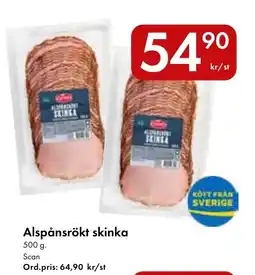 Snabbgross Alspånsrökt skinka erbjuda