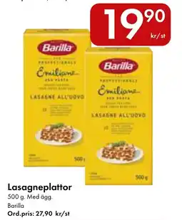 Snabbgross Barilla lasagneplattor erbjuda