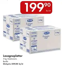 Snabbgross Barilla lasagneplattor erbjuda
