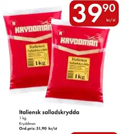 Snabbgross Kryddman italiensk salladskrydda erbjuda