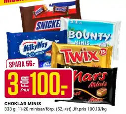 ÖoB Choklad minis erbjuda