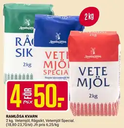 ÖoB Ramlösa kvarn vetemjöl rågsikt vetemjöl special erbjuda