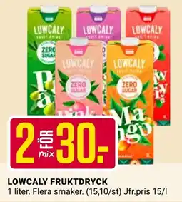 ÖoB Lowcaly fruktdryck erbjuda
