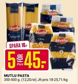 ÖoB Mutlu pasta erbjuda