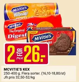 ÖoB McVitie's kex erbjuda