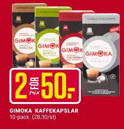 ÖoB Gimoka kaffekapslar erbjuda