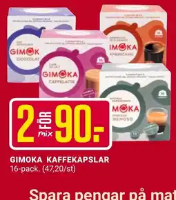 ÖoB Gimoka kaffekapslar erbjuda