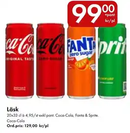Snabbgross Coca-Cola, Fanta & Sprite erbjuda