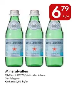 Snabbgross San Pellegrino mineralvatten erbjuda