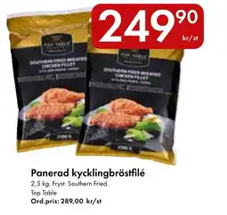 Snabbgross Top Table Panerad kycklingbröstfilé erbjuda