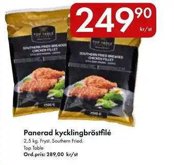 Top Table Panerad kycklingbröstfilé
