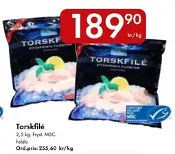 Snabbgross Torskfilé erbjuda
