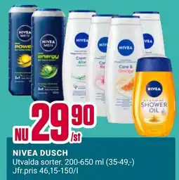 ÖoB Nivea dusch erbjuda