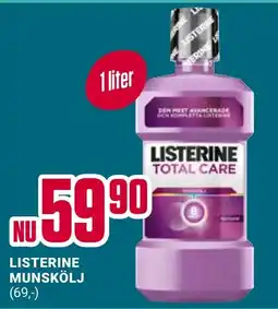 ÖoB Listerine munskölj erbjuda
