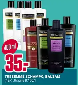ÖoB TRESEMME SCHAMPO, BALSAM erbjuda