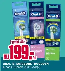 ÖoB Oral-b tandborsthuvuden erbjuda