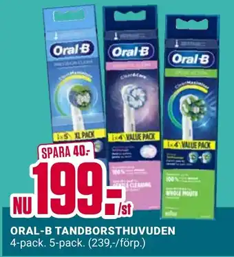 ÖoB Oral-b tandborsthuvuden erbjuda