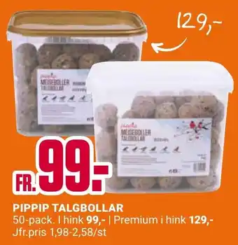ÖoB Pippip talgbollar erbjuda