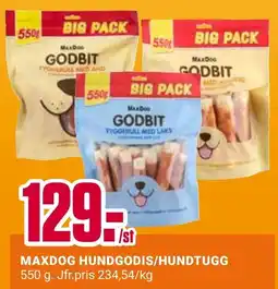 ÖoB Maxdog hundgodis/hundtugg erbjuda