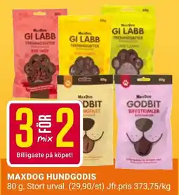 ÖoB Maxdog hundgodis erbjuda