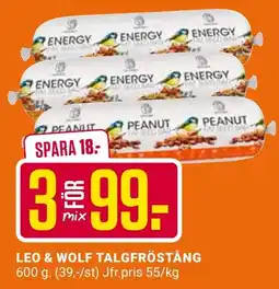 ÖoB Leo & Wolf talgröstäng erbjuda