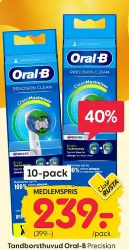 Rusta Oral-b precision clean erbjuda