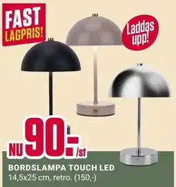 ÖoB Bordslampa touch led erbjuda