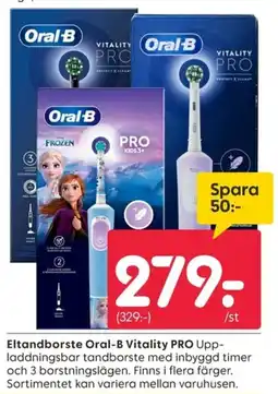 Rusta Oral-b vitality pro erbjuda