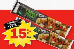 Pekås Coop family pizza erbjuda