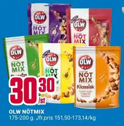 ÖoB Olw nötmix erbjuda