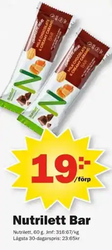 Pekås Nutrilett Bar erbjuda