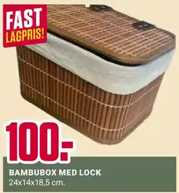 ÖoB Bambubox med lock erbjuda
