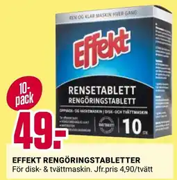 ÖoB Effekt rengöringstabletter erbjuda