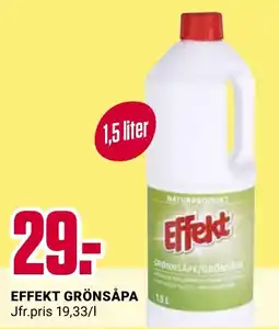 ÖoB Effekt grönsåpa erbjuda