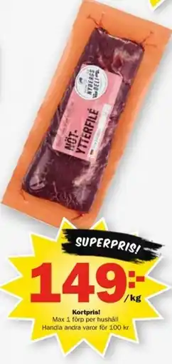 Pekås Nybergs nöt-ytterfile erbjuda