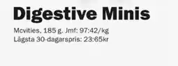 Pekås Mcvities digestive minis erbjuda
