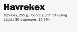 Pekås Havrekex erbjuda