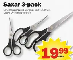Pekås Saxar 3-pack erbjuda