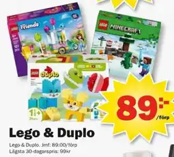 Pekås Lego & Duplo erbjuda