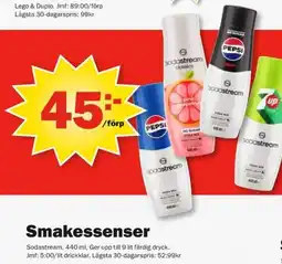 Pekås Sodastream Smakessenser erbjuda