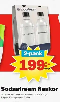 Pekås Sodastream flaskor erbjuda
