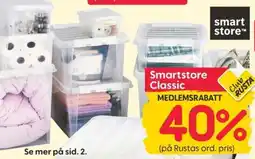 Rusta Smartstore Classic erbjuda