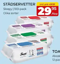 Matrix Butikerna Sleepy städsservetter erbjuda