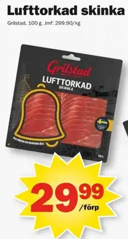 Pekås Grilstad lufttorkad skinka erbjuda
